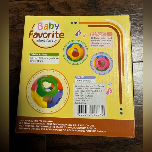 Baby Favorite Educational Toy Infant Toy Set New Fast Shipping - Picture 5 of 5